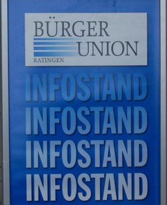 Die Bürger-Union vor Ort auf dem Marktplatz in Ratingen-Mitte #2